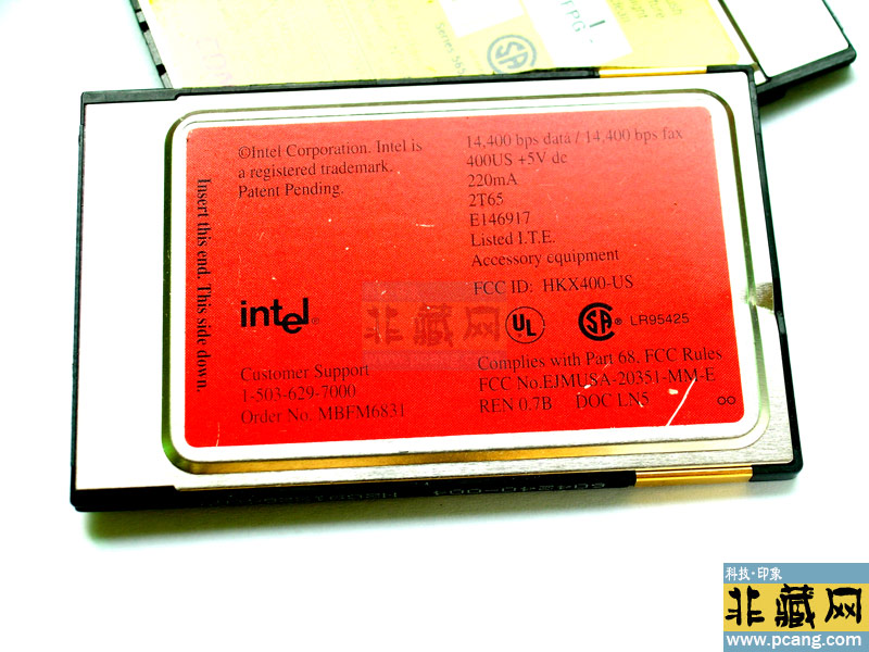 intel FAXModem 14400BPS