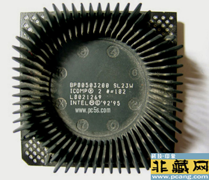 intel Pentium MMX A80503200 黑金刚